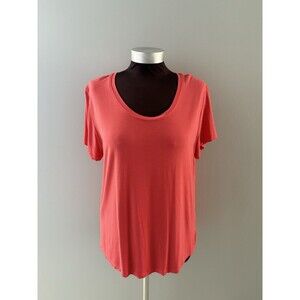 Ripskirt Shirt Womens Large Coral Everyday Scoop T Modal Stretch Beach